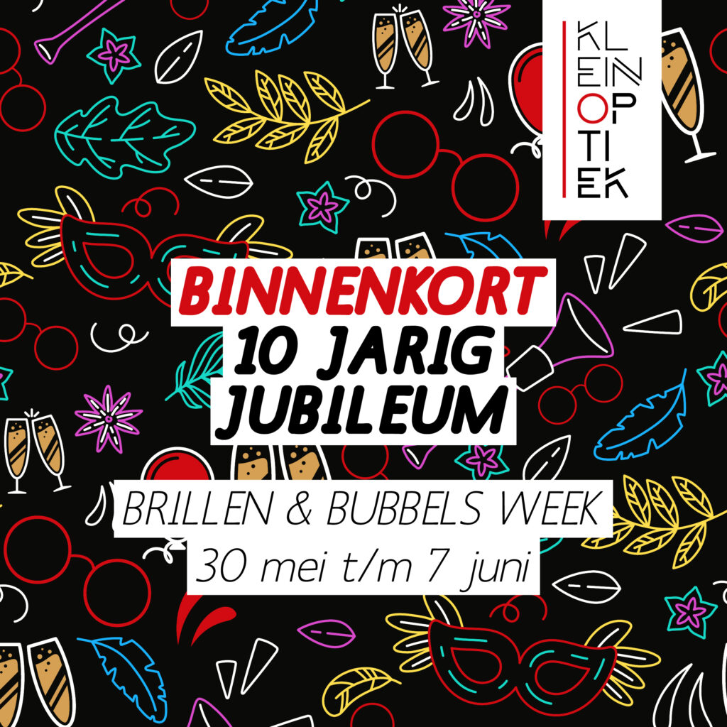 Binnenkort 10-jarig jubileum